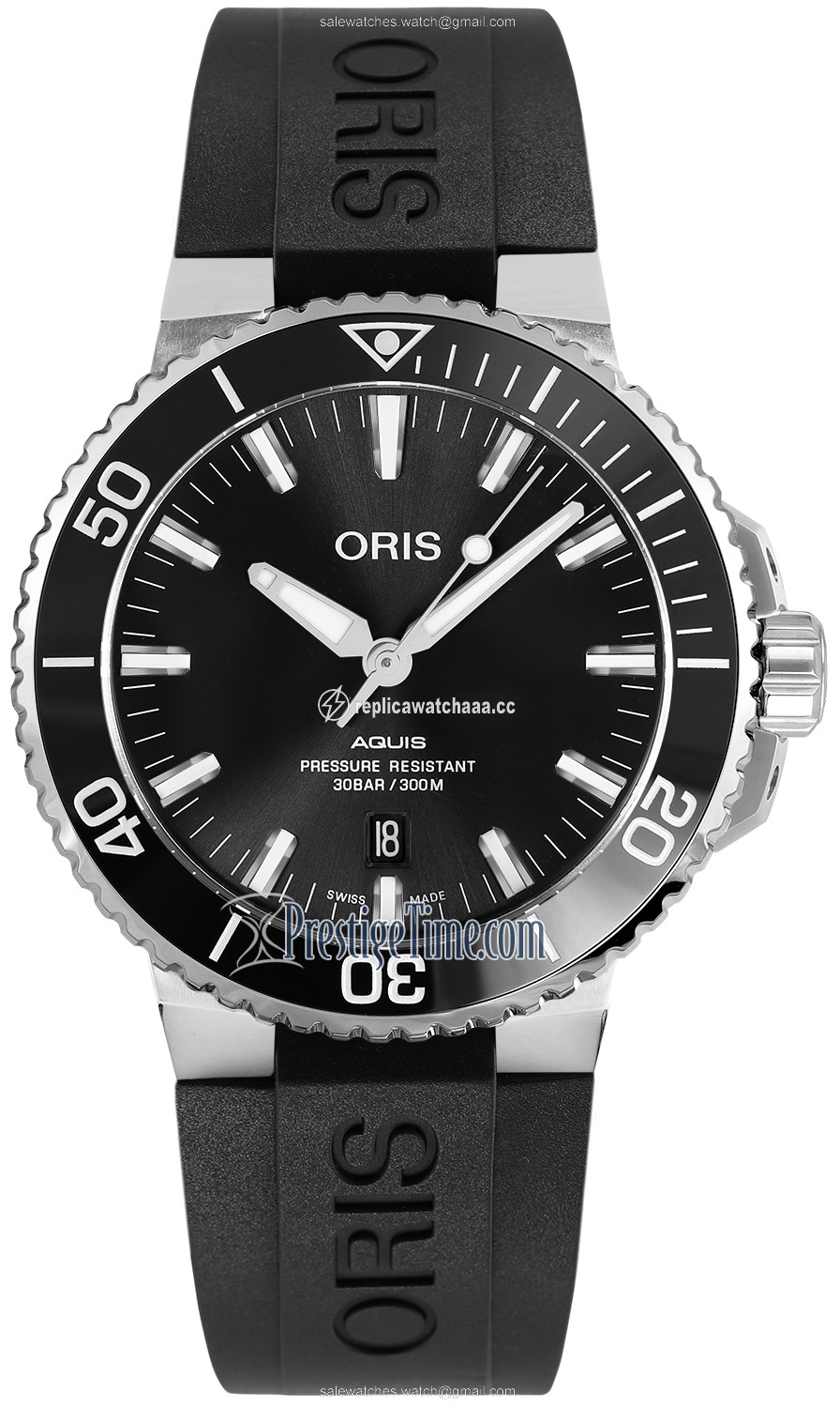 01 733 7732 4134-07 4 21 64FC Oris Aquis Date 39.5mm Mens Watch 01 733 7732 4134-07 4 21 64FC Oris Aquis Date 39.5mm Mens Watch